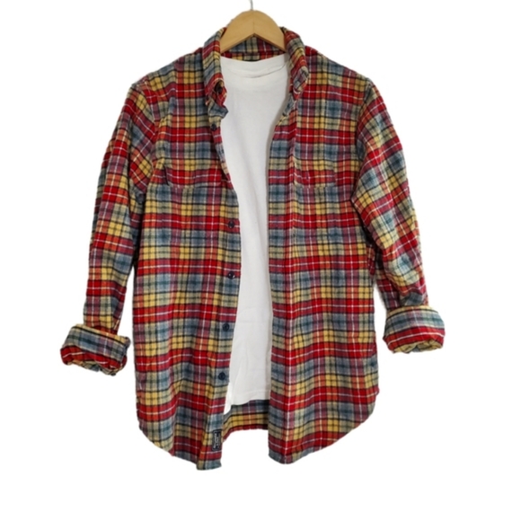 ⭐Host Pick-Abercrombie & Fitch Soft Flannel Plaid Shirt- Size M- Rare - Picture 6 of 16